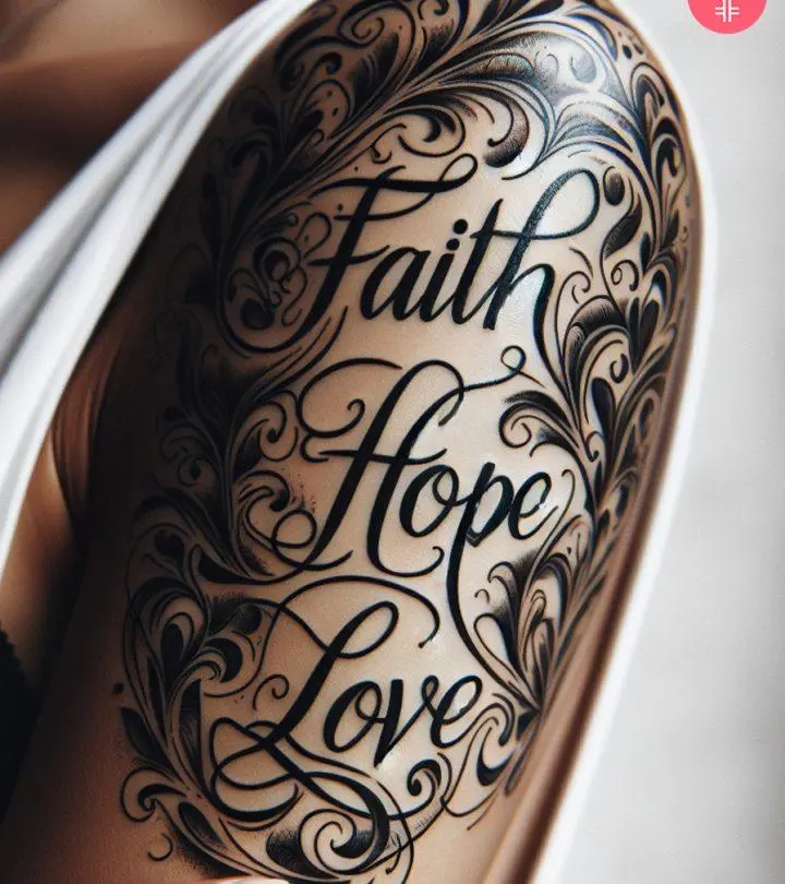 understated hope tattoo examples