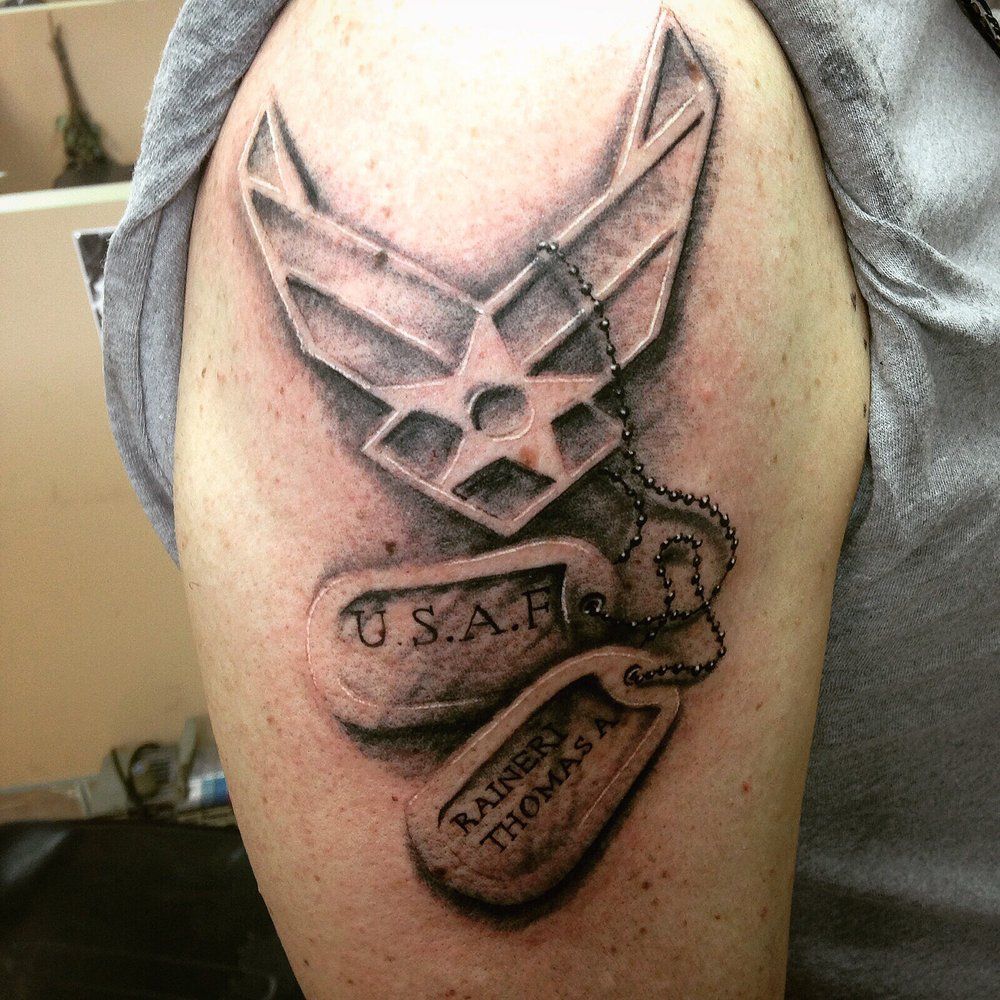 unique air force tattoo ideas for men