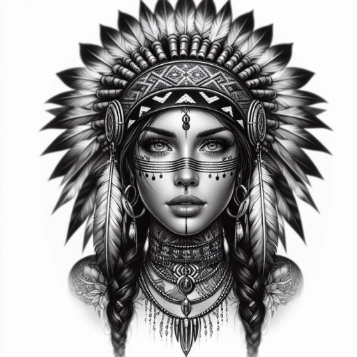 unique American indian tattoo ideas