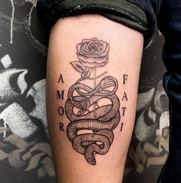 unique amor fati tattoo concepts