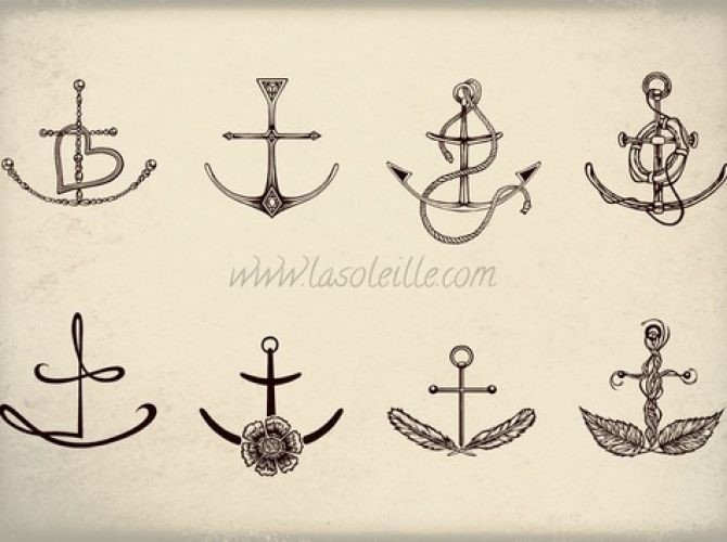 unique anchor tattoo ideas