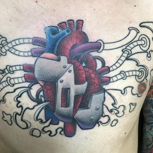 unique autism heart tattoo styles