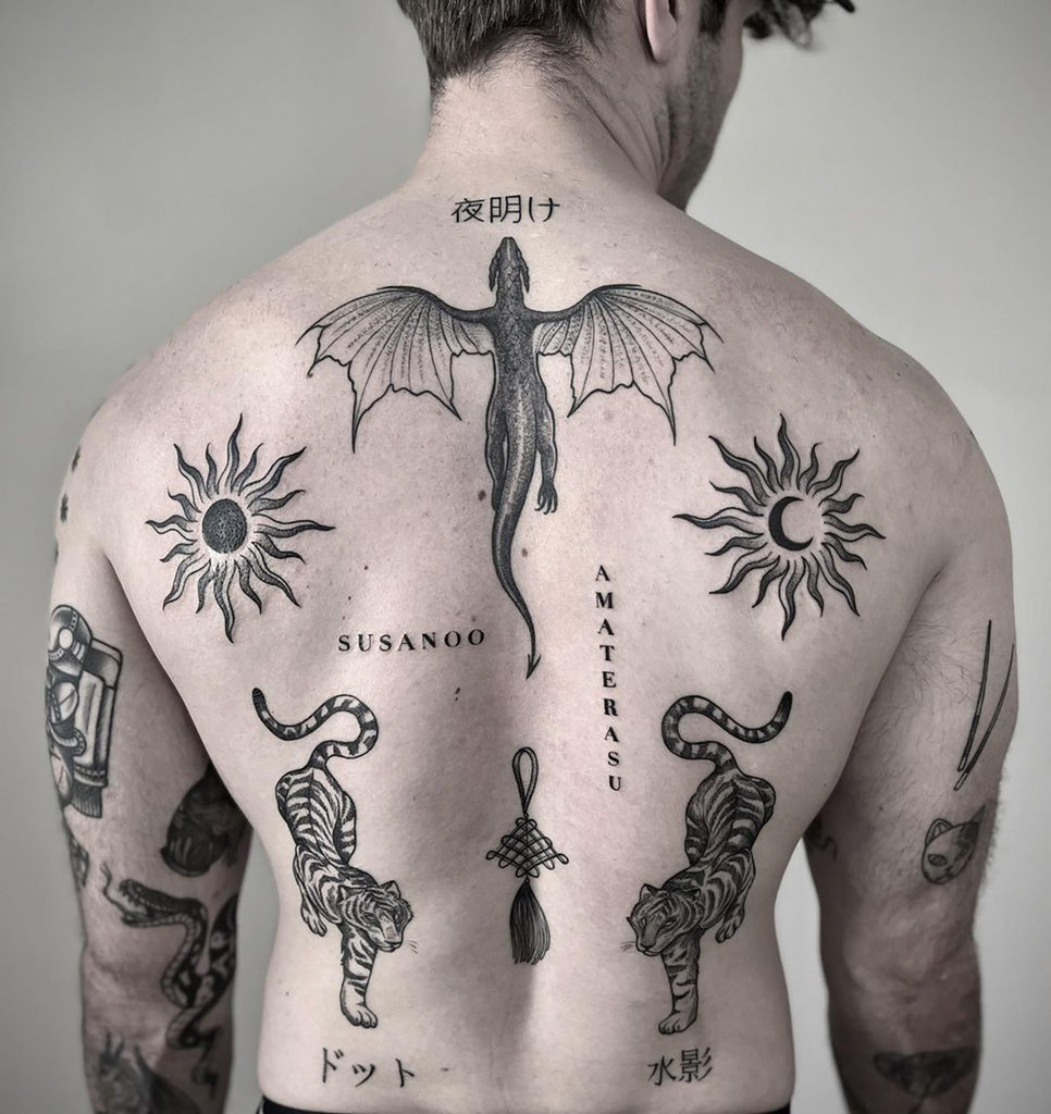 unique back tattoo ideas for men