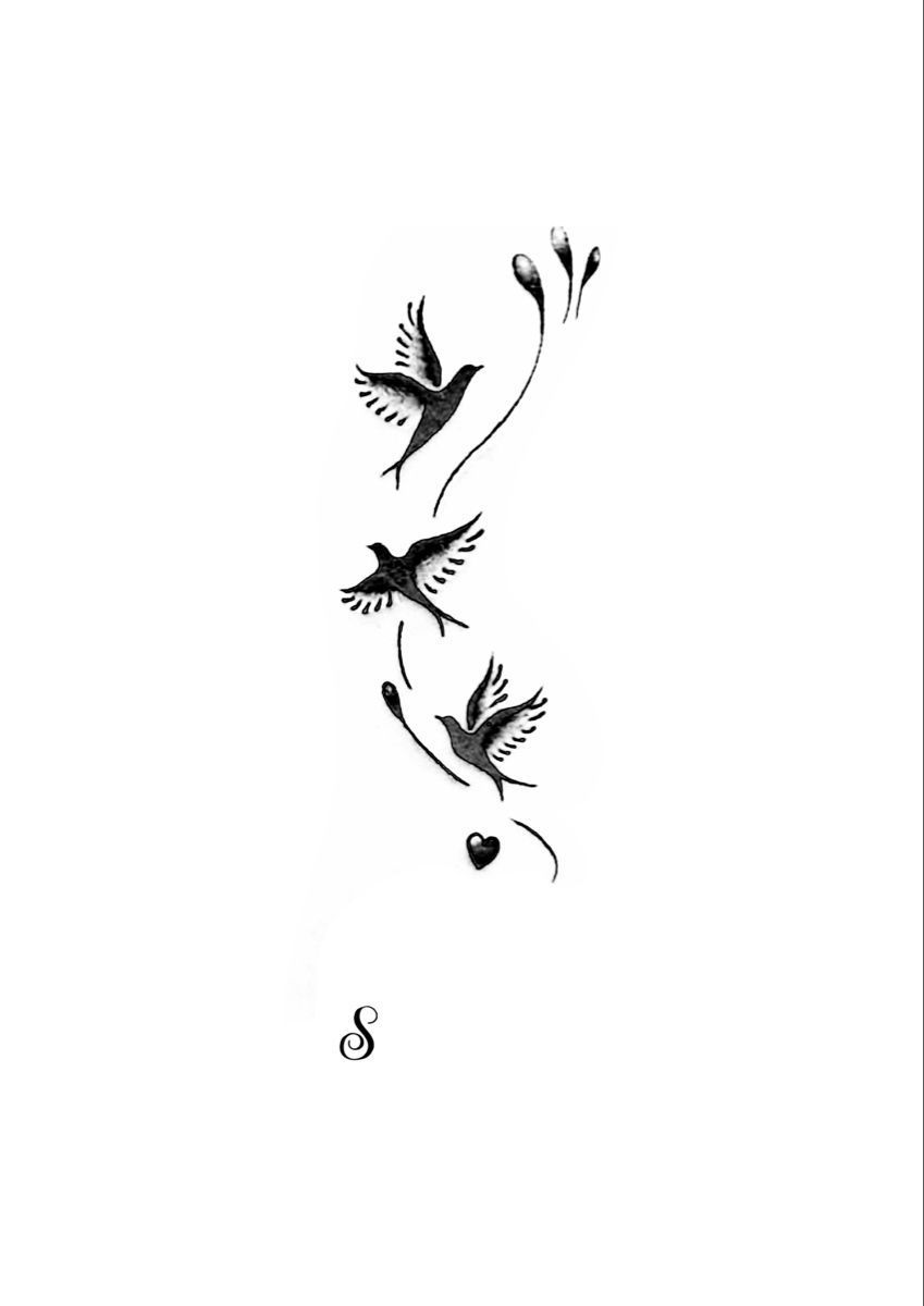 unique bird tattoo ideas and placements.