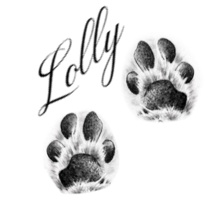 unique cat paw print tattoo designs