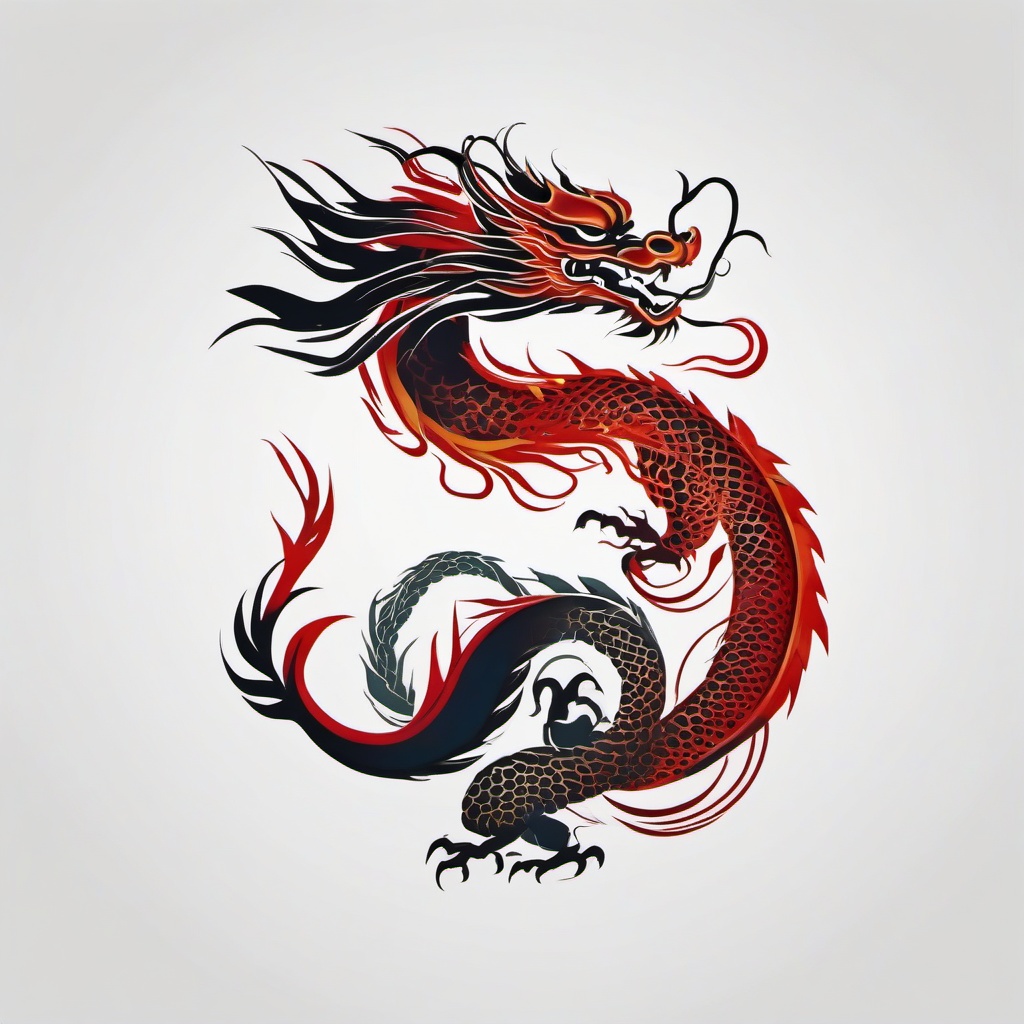 unique Chinese dragon tattoo inspirations