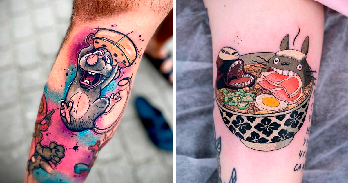 unique comic-inspired tattoo concepts