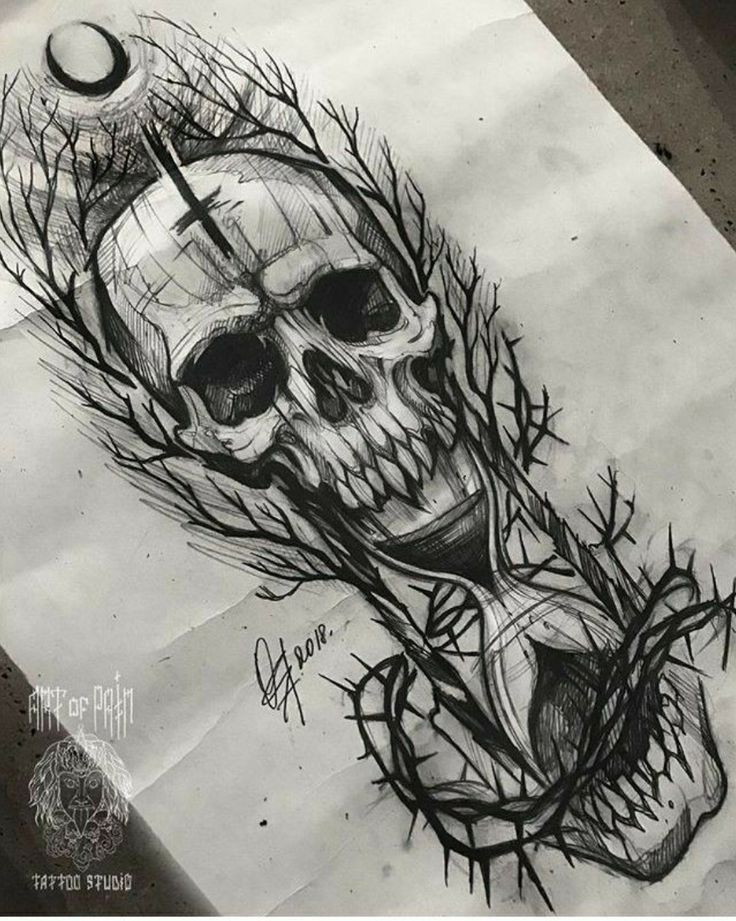 unique creepy tattoo ideas