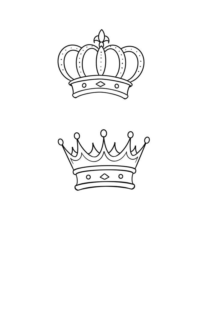 unique designs for small queen crown tattoos