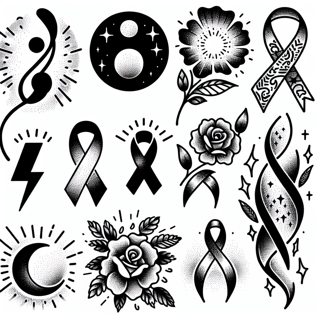 unique designs for suicide awareness tattoos