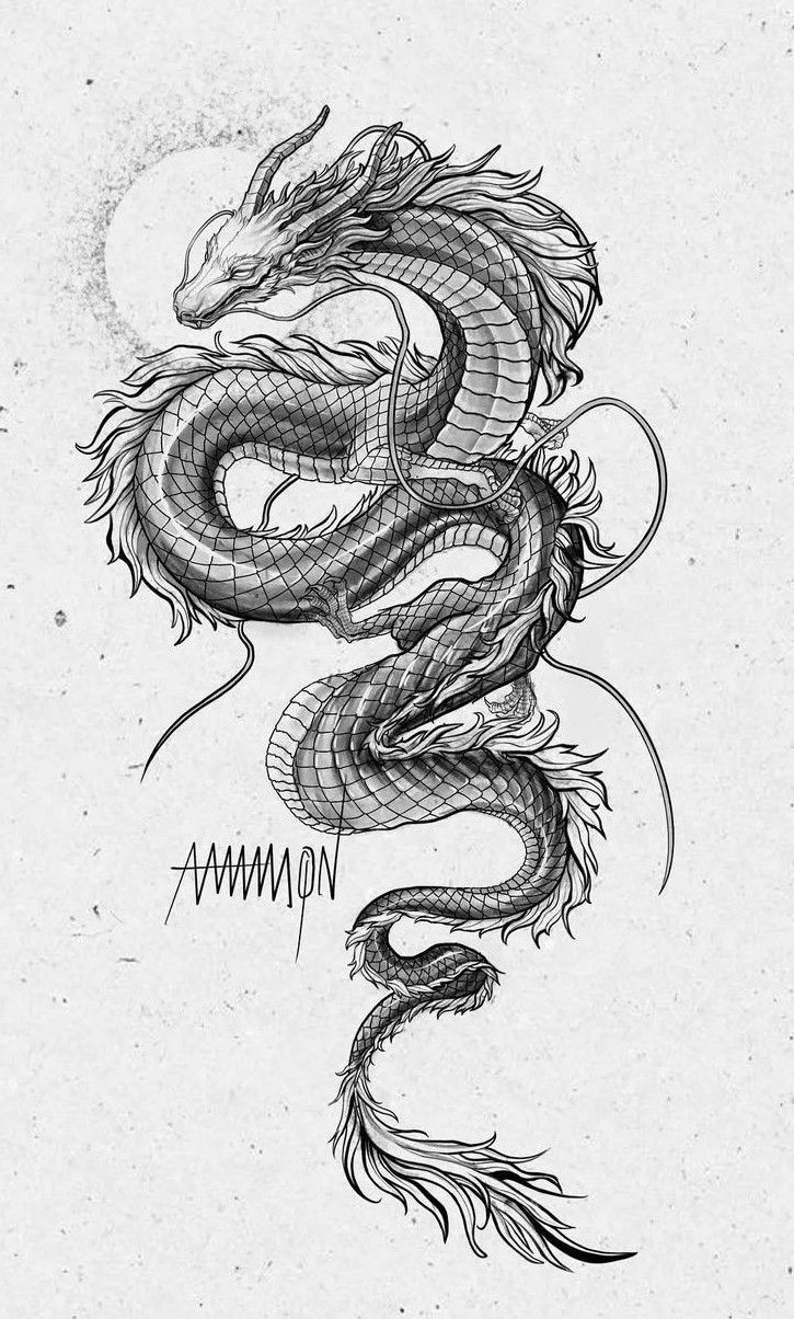 unique dragon tattoo ideas