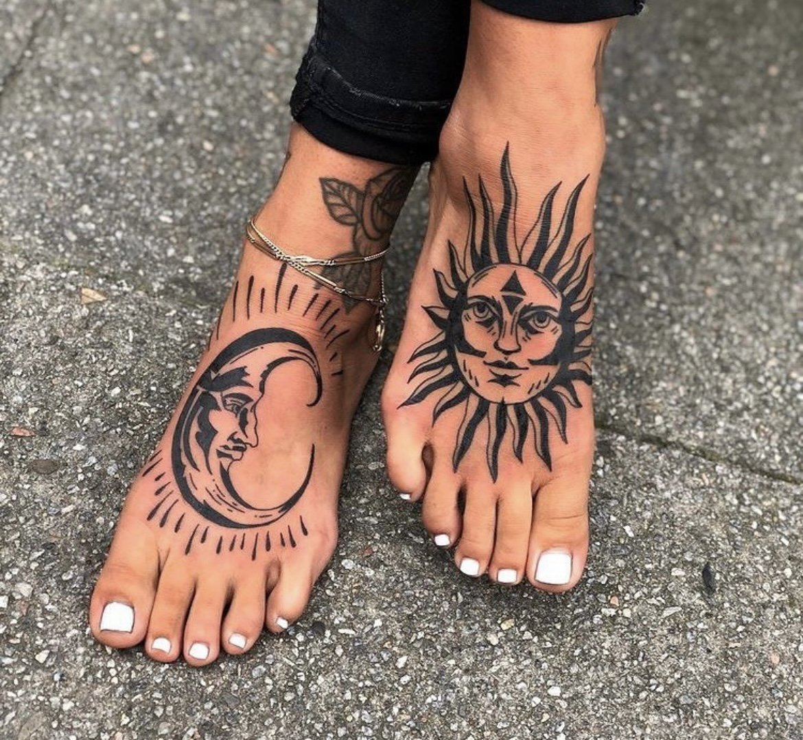 unique foot tattoo ideas