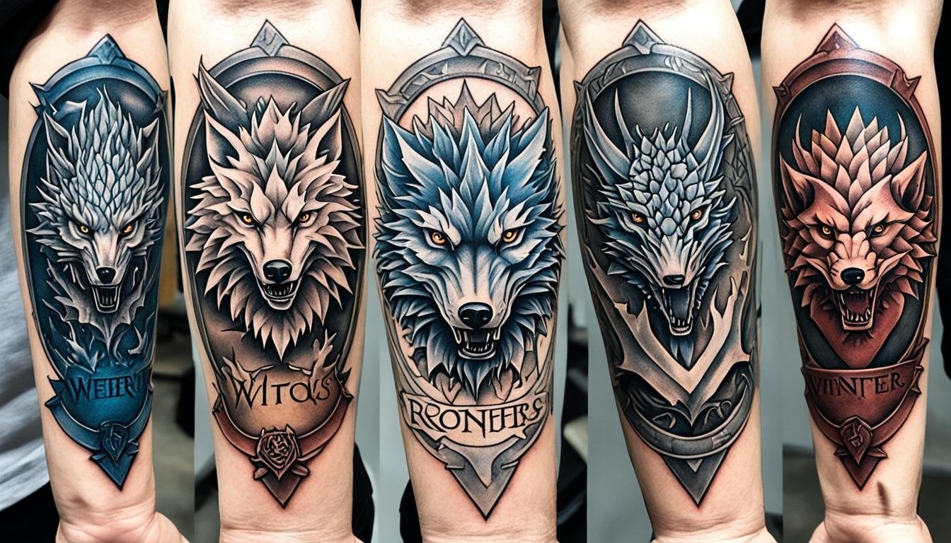 unique Game of Thrones tattoo designs