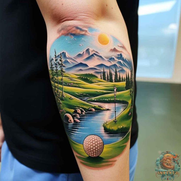 unique golf tattoo ideas for enthusiasts