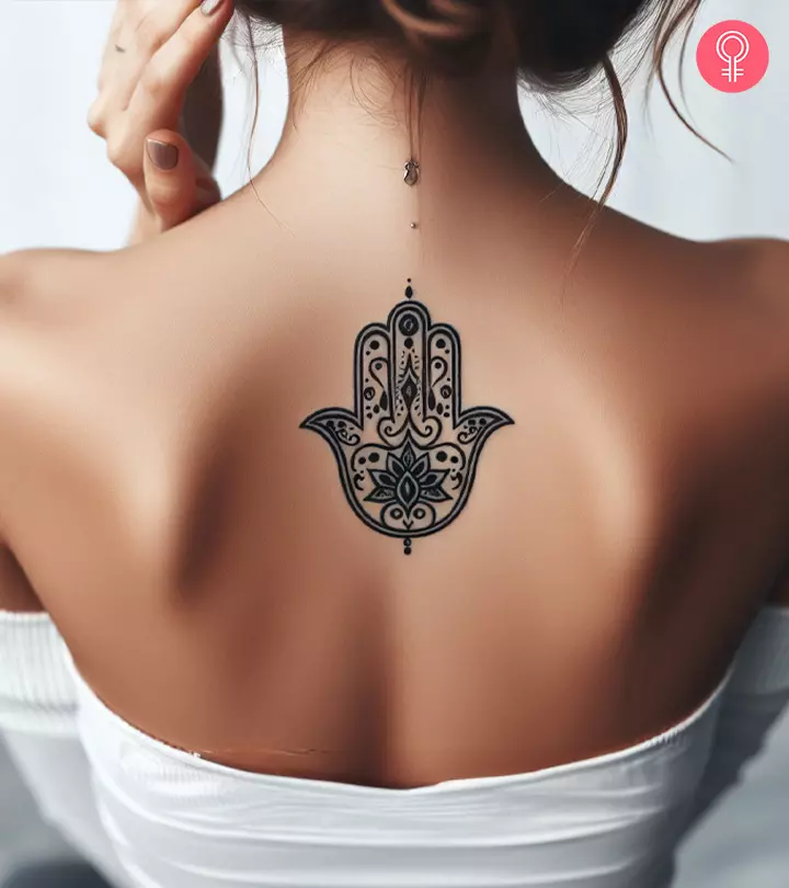 unique Hamsa tattoo styles