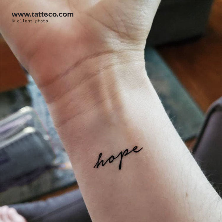 unique hope tattoo designs