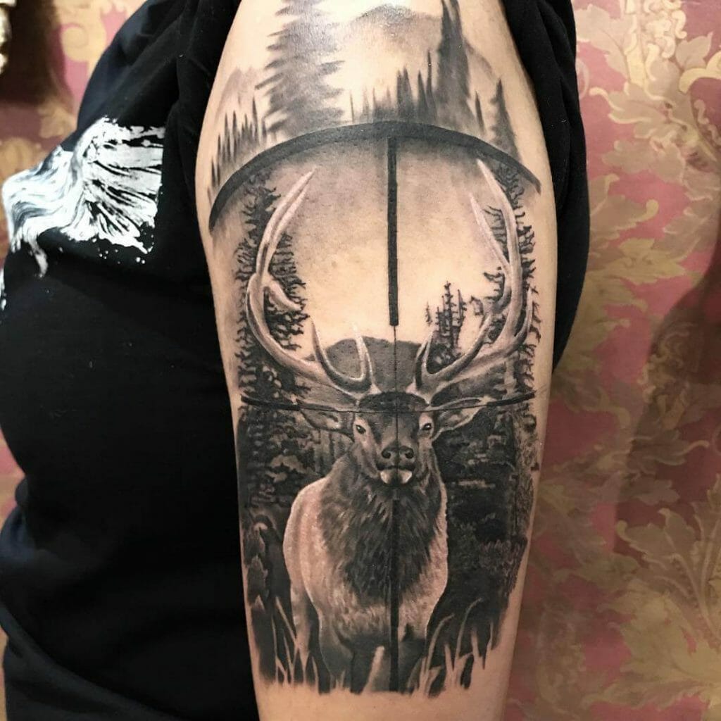 unique hunting tattoo styles