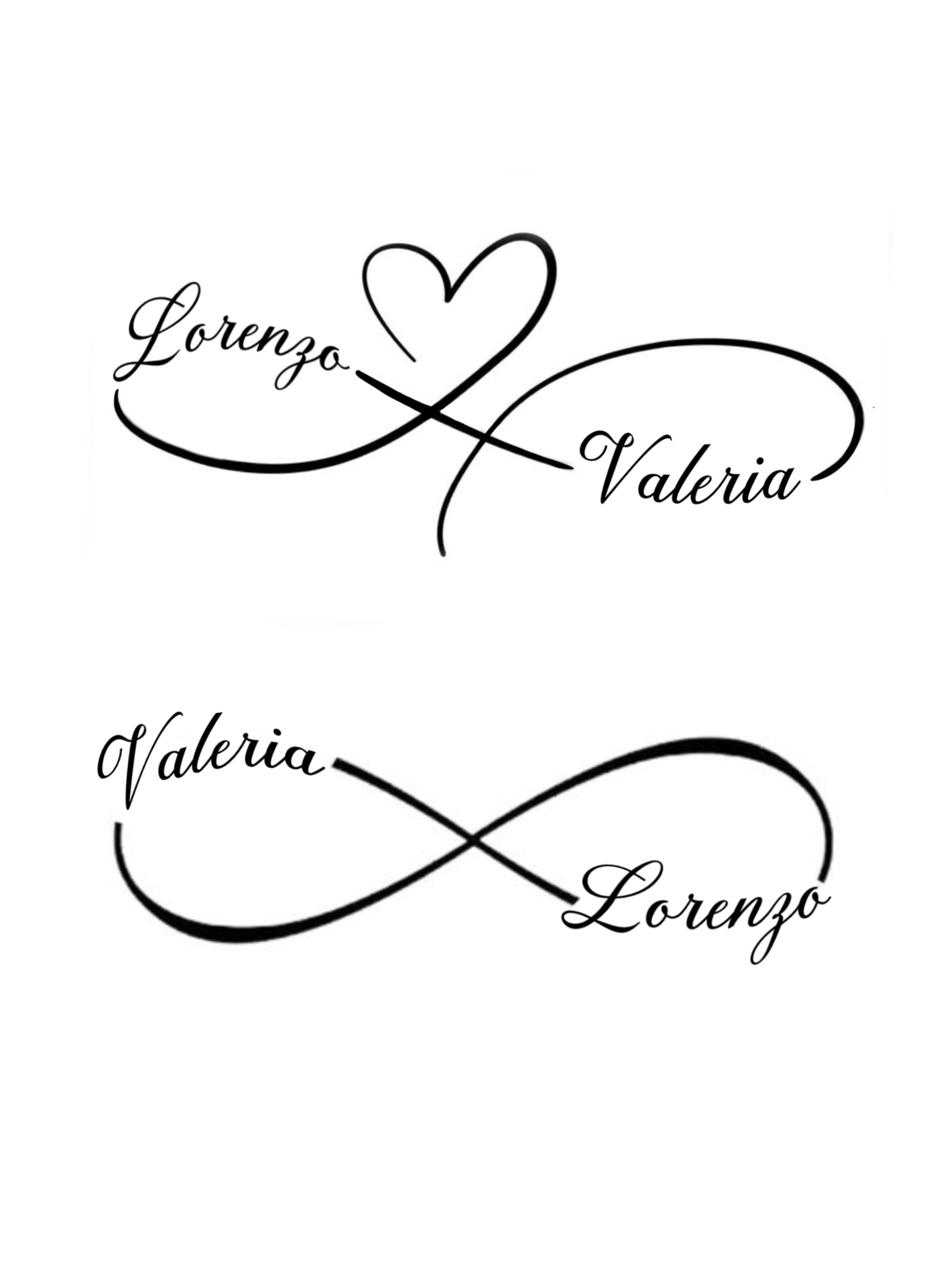 unique infinity symbols for tattoos