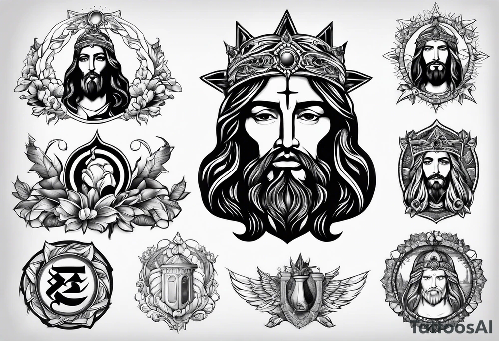 unique Jesus tattoo ideas