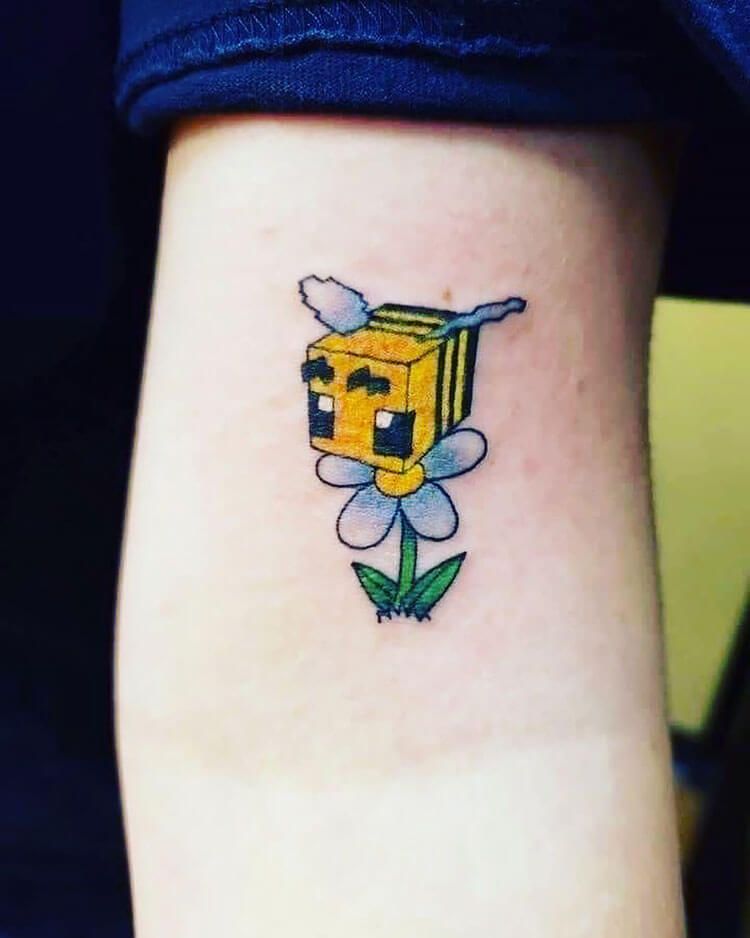 unique Minecraft tattoo ideas