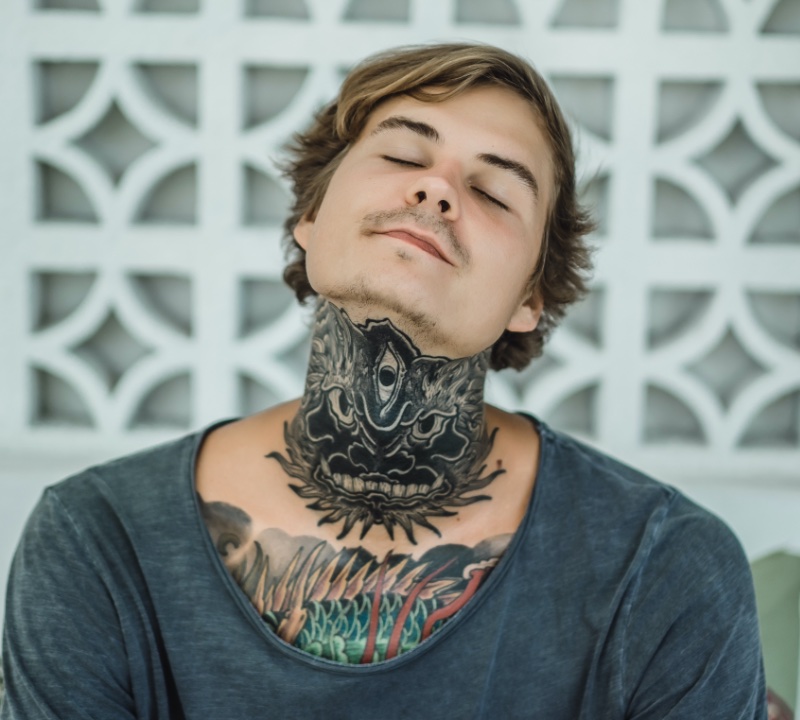 unique neck tattoo placements