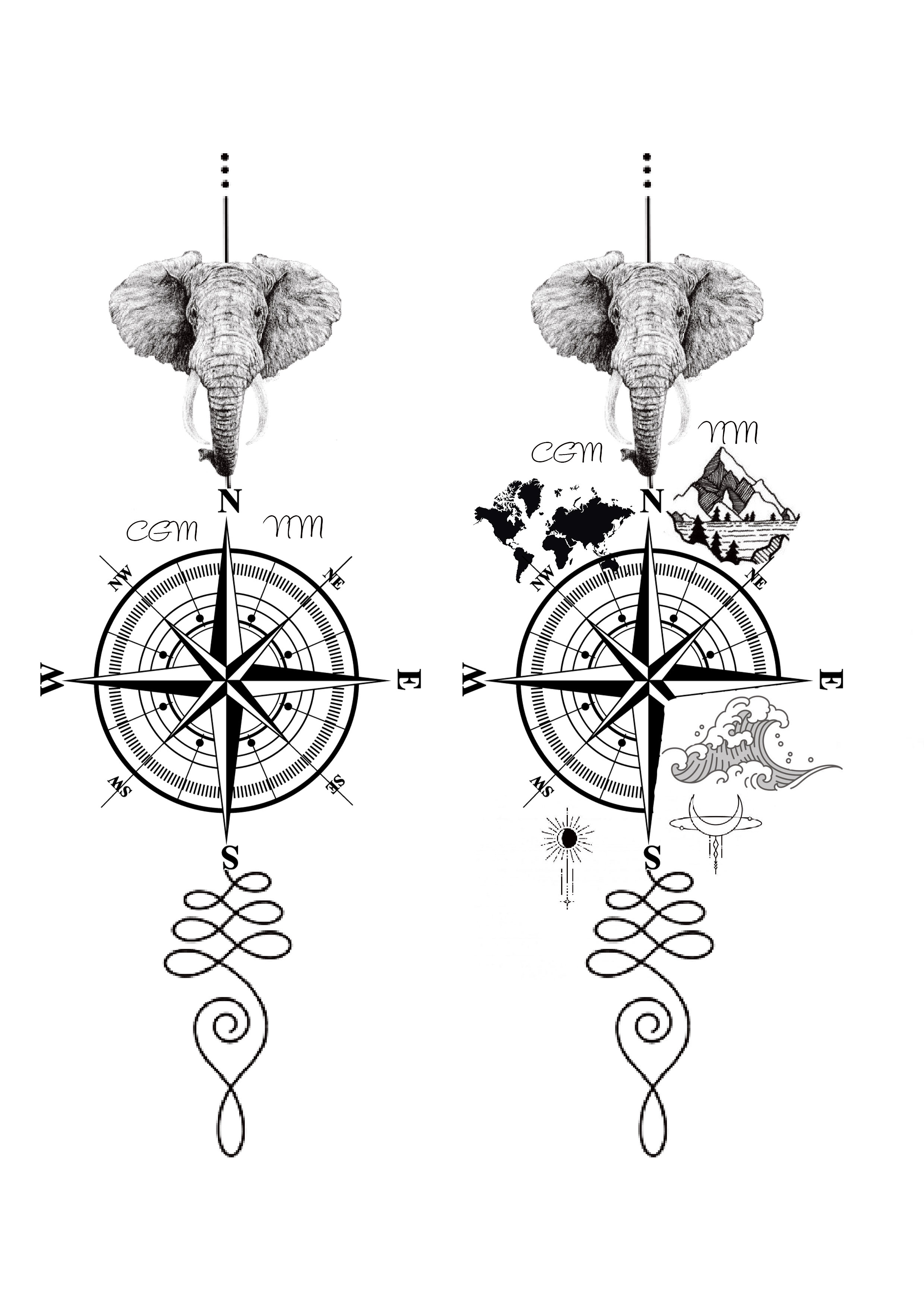 unique new beginnings tattoo placements