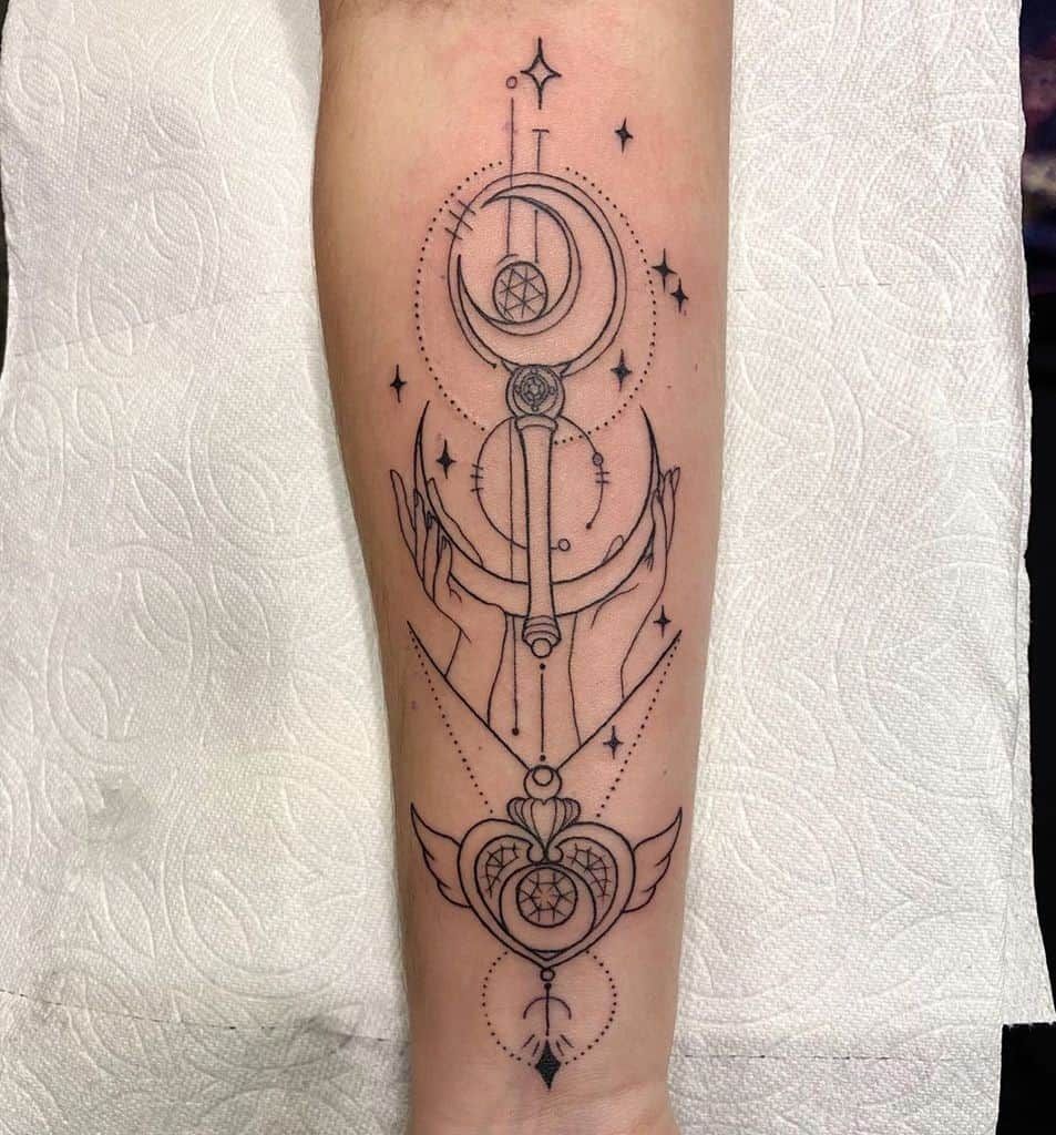 unique Sailor Moon tattoo ideas