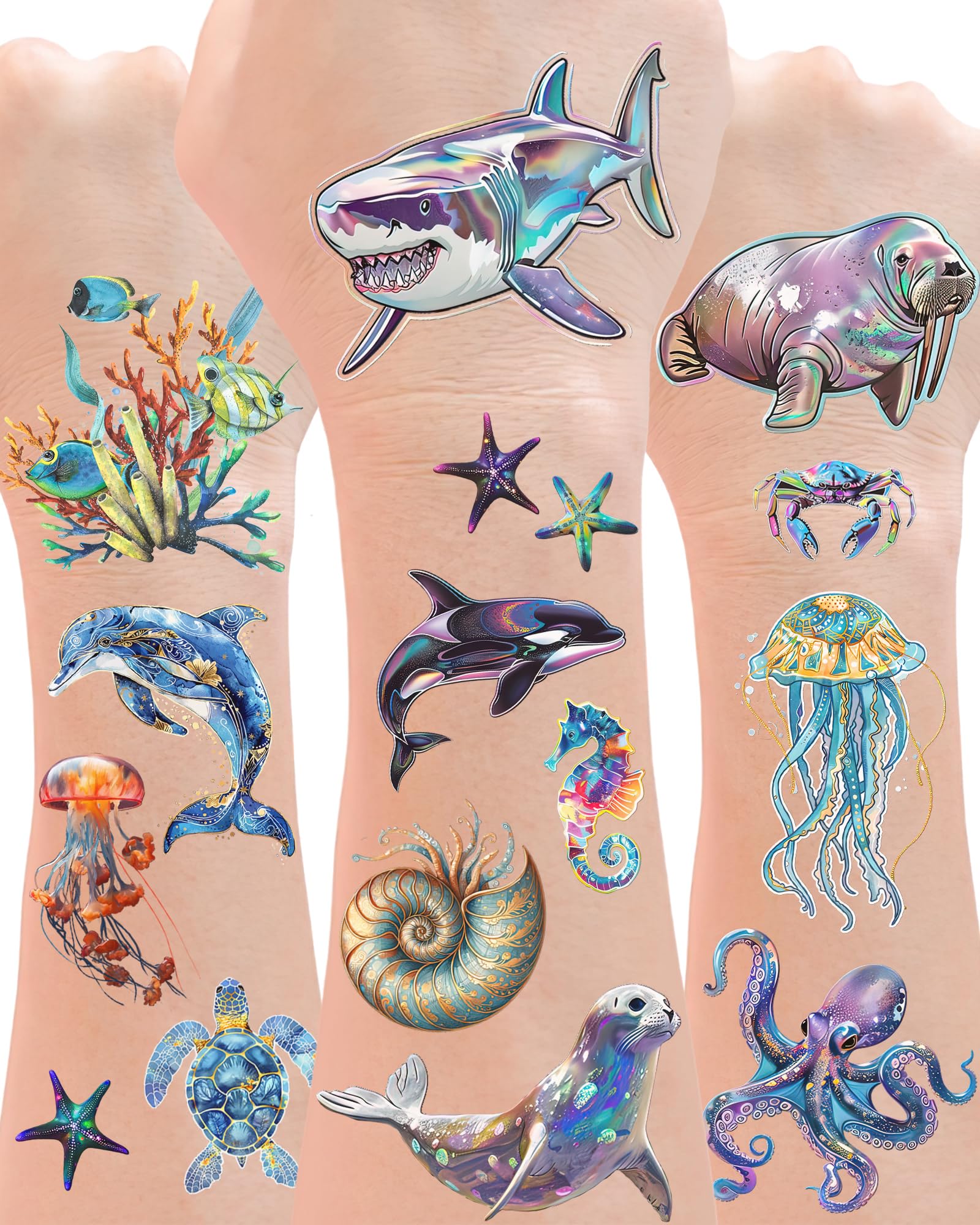 unique sea life tattoo ideas