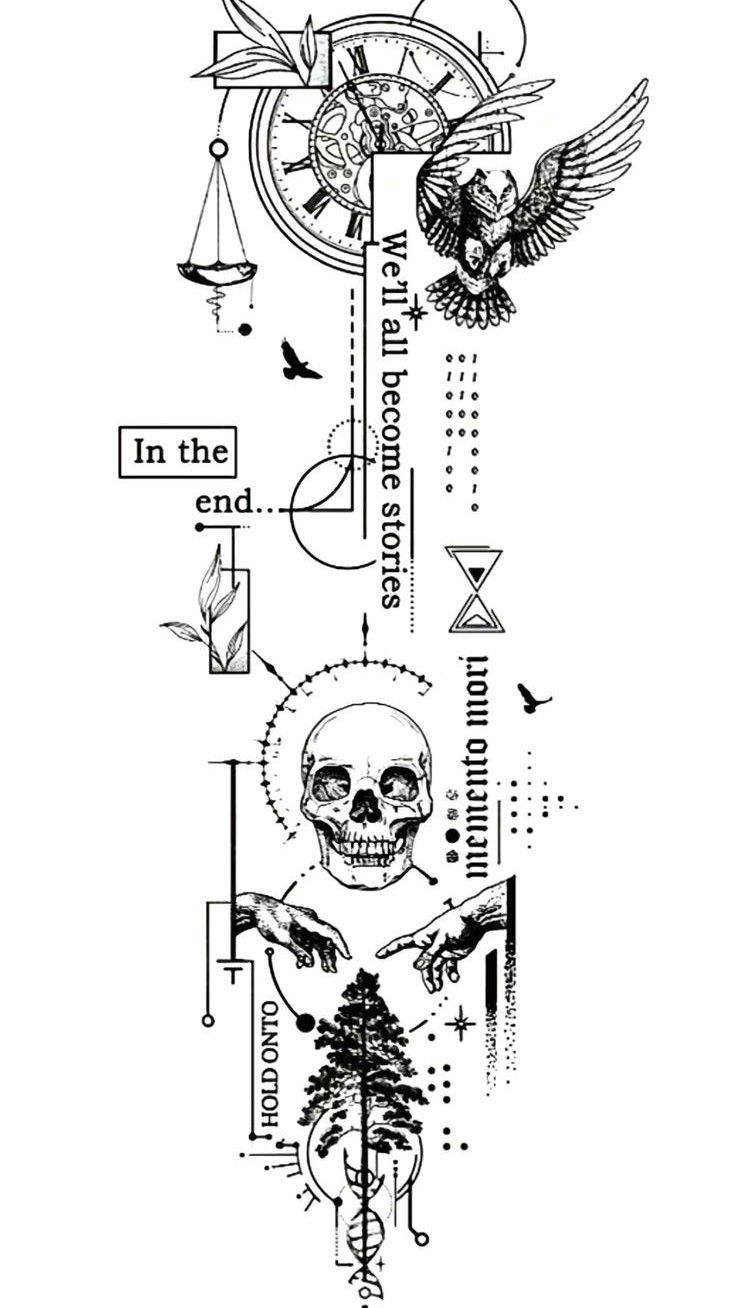 unique skull ink ideas for guys