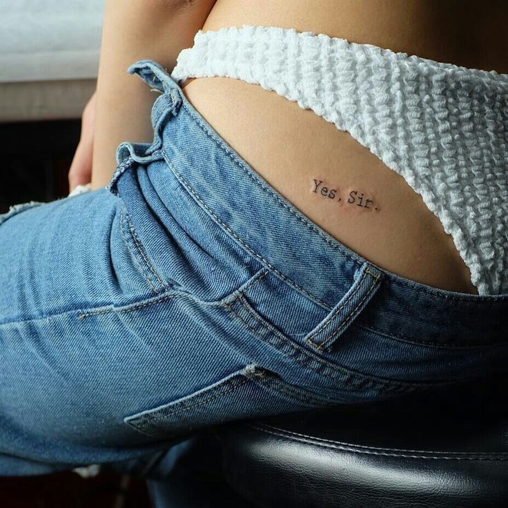 unique small butt tattoo designs