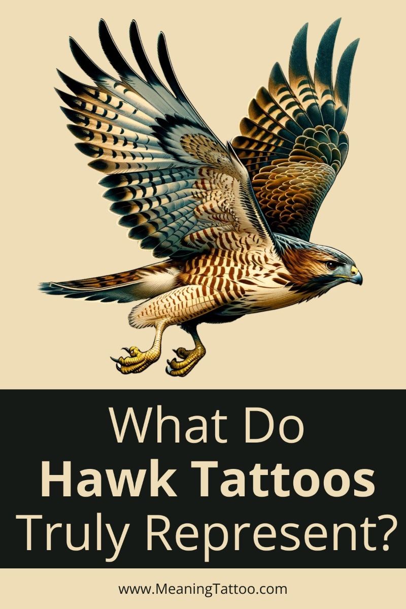 unique small hawk tattoo ideas