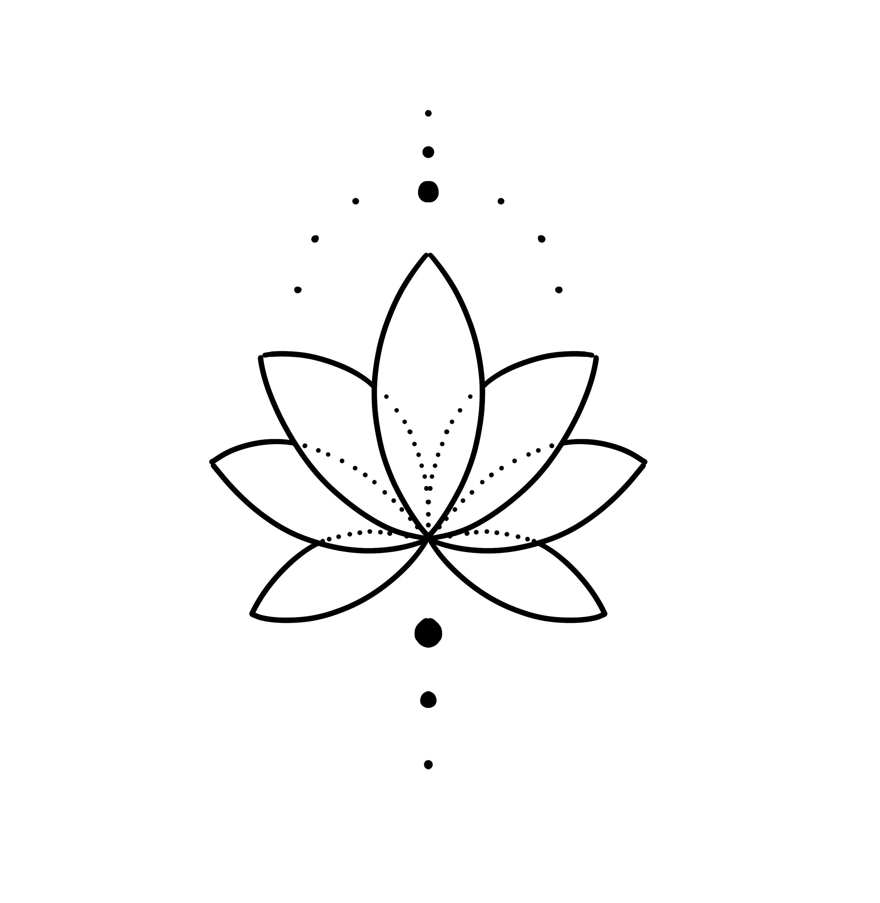 unique small lotus flower tattoo styles