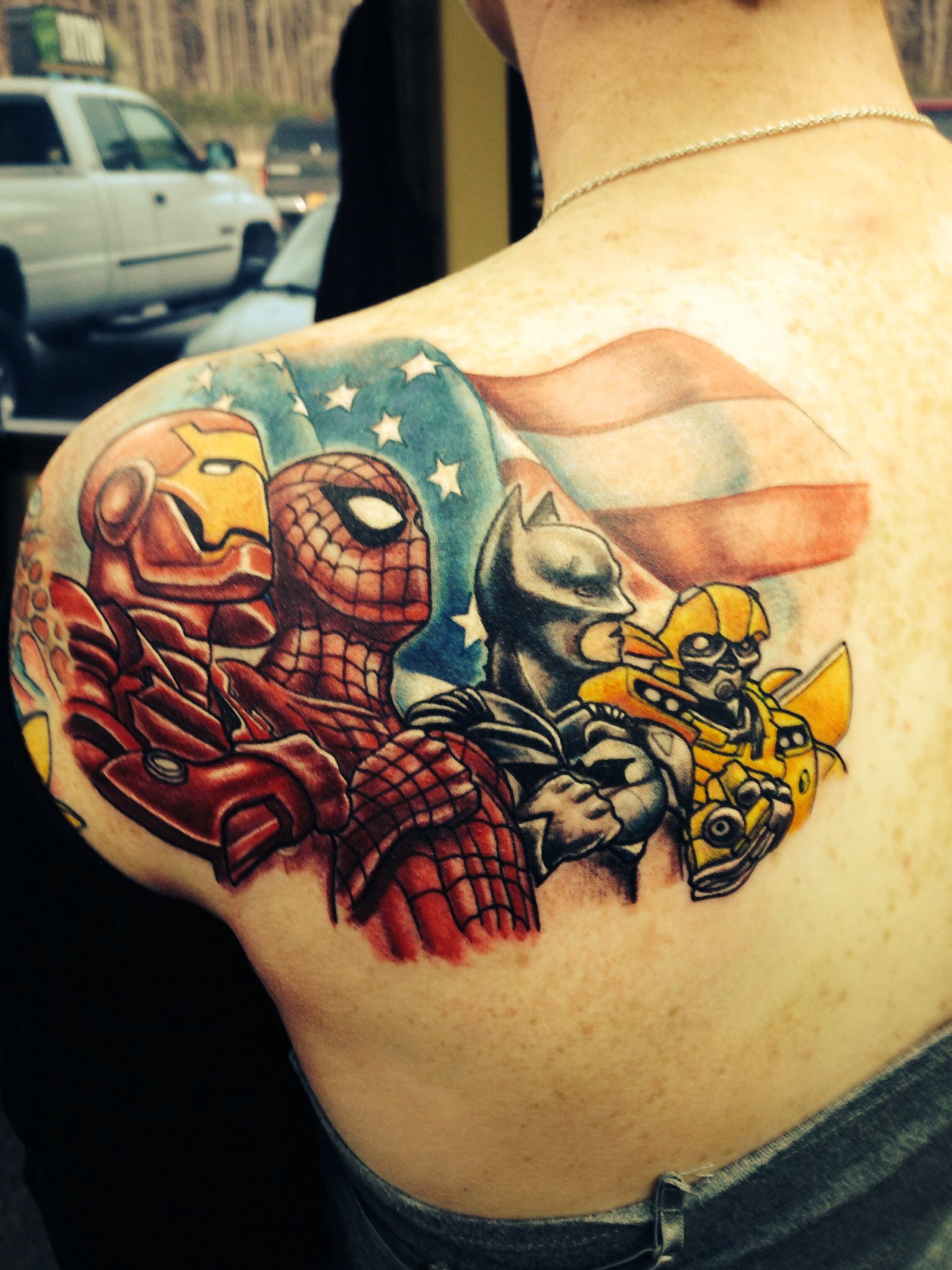 unique superhero tattoo ideas