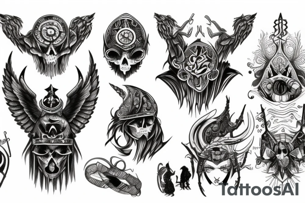 unique Valhalla tattoo ideas