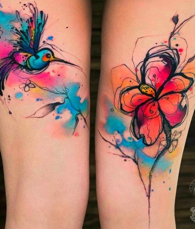 unique watercolor tattoo ideas for personal expression