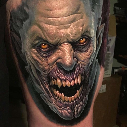 unique zombie tattoo designs