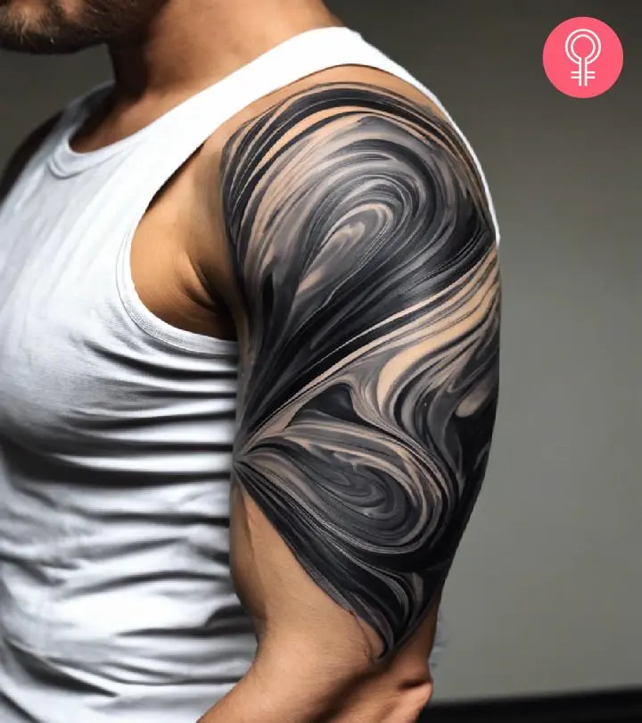 upper sleeve tattoo ideas for black men 0037