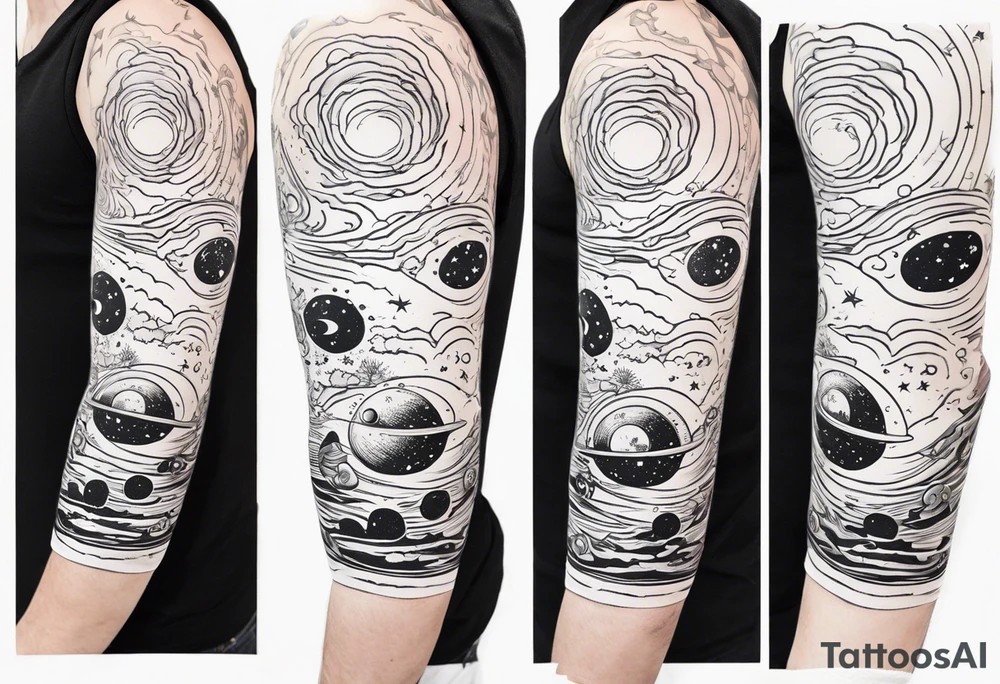 upper sleeve tattoo ideas for black men 0040