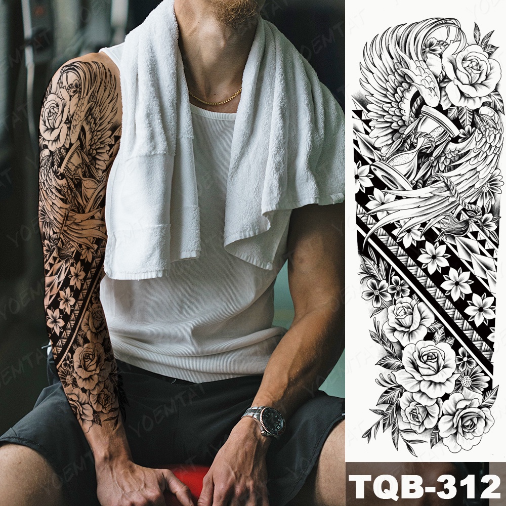 upper sleeve tattoo ideas for black men 0051