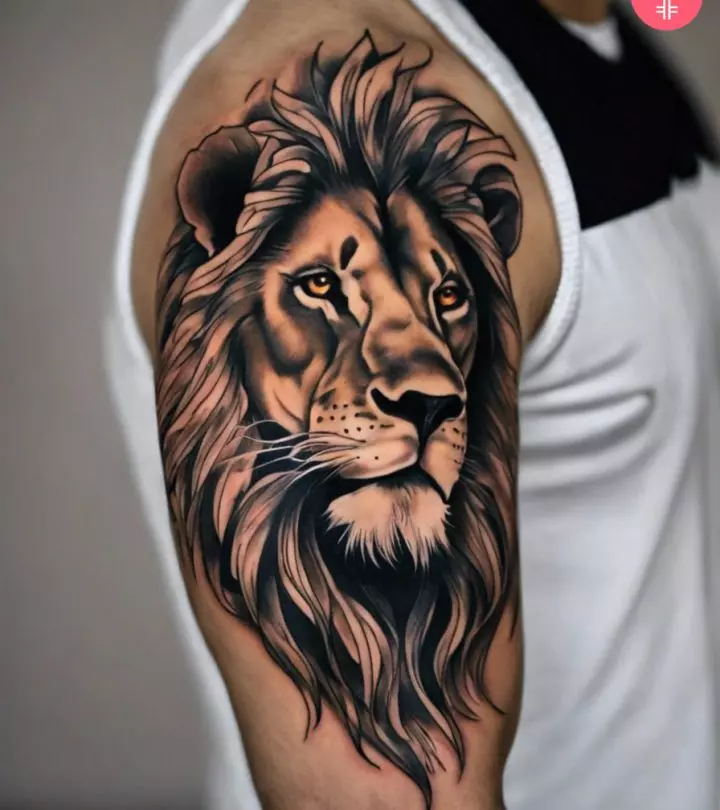 upper sleeve tattoo ideas for black men 0084