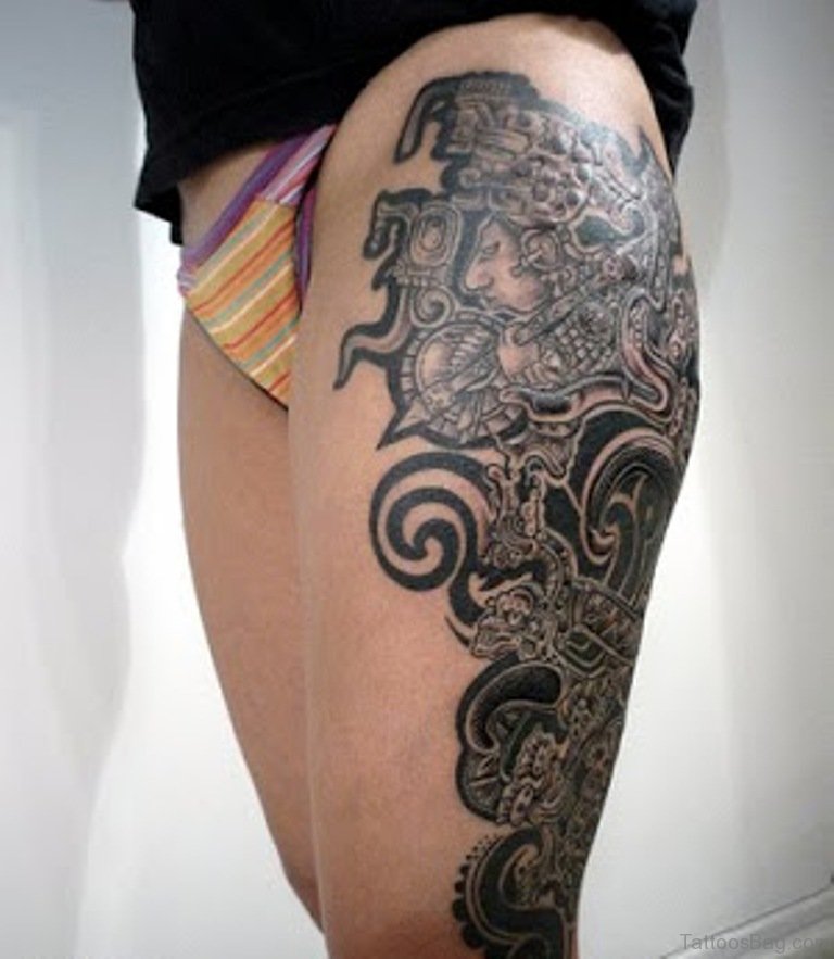 upper thigh tattoo ideas 0070