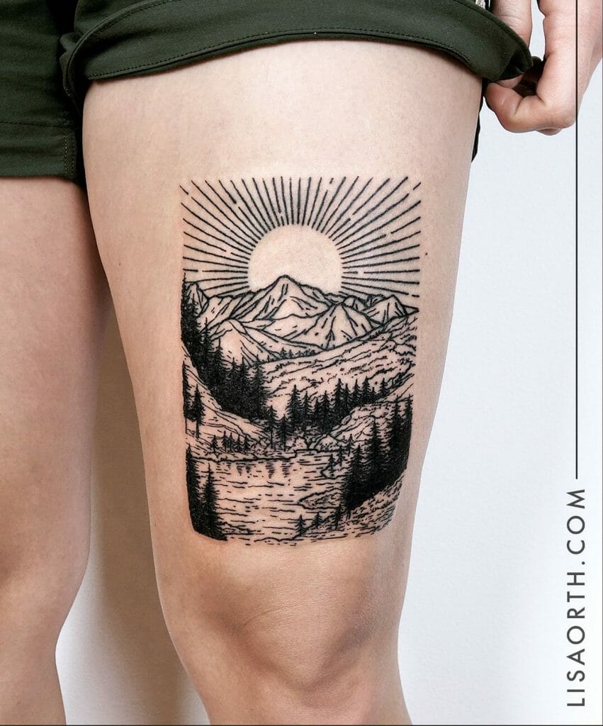 upper thigh tattoo ideas 0097