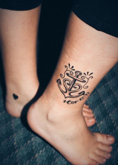 vibrant anchor tattoo ideas with color