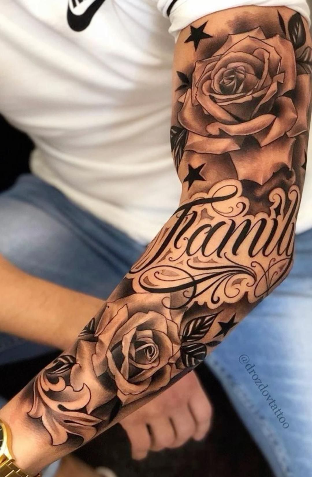 vintage arm tattoo ideas for guys