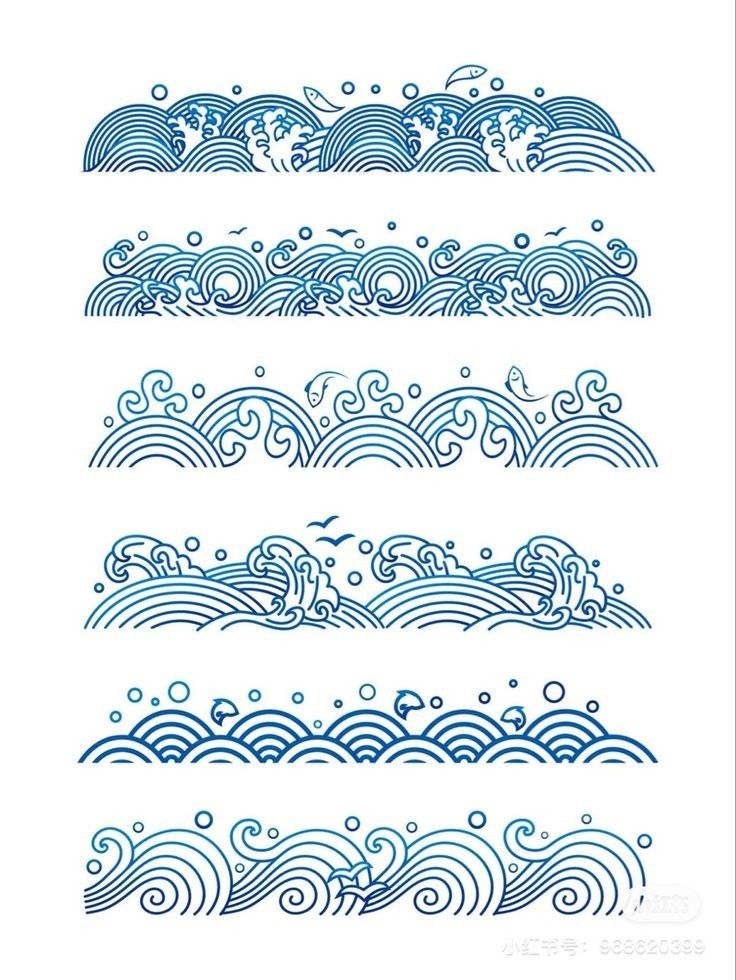 wave tattoo ideas 0012