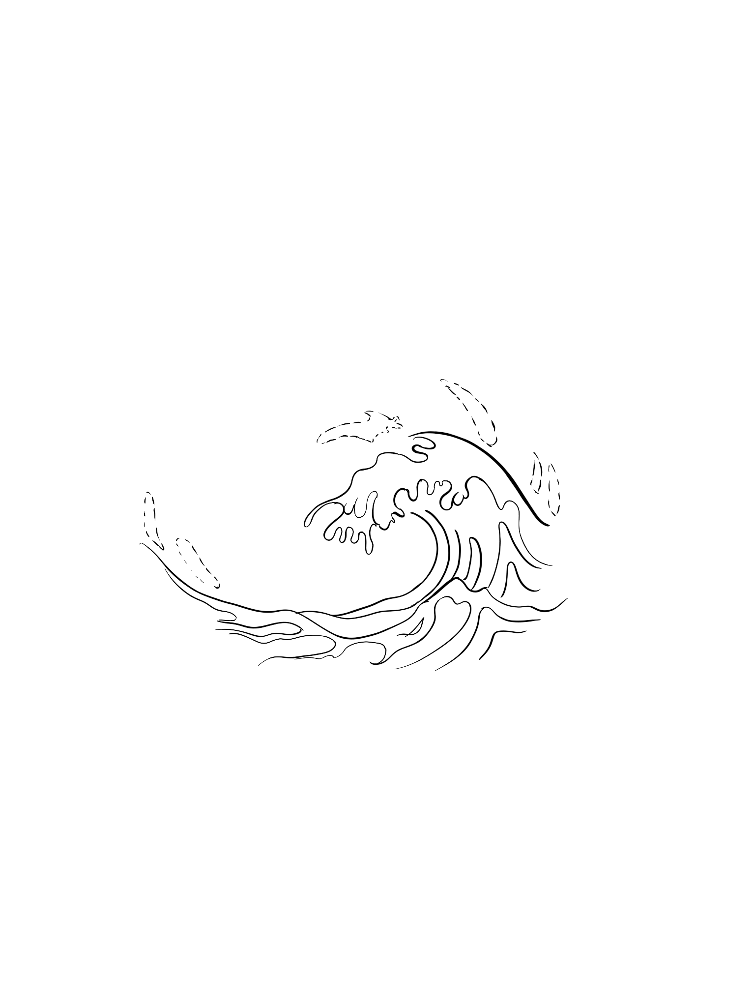 wave tattoo ideas 0038