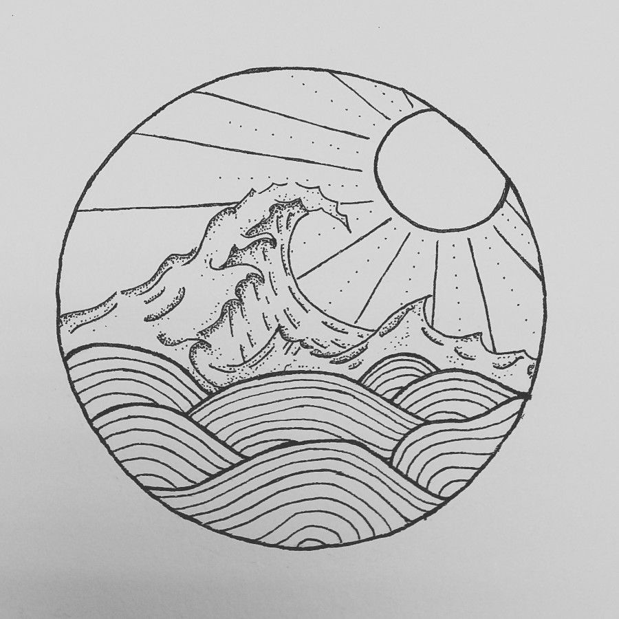 wave tattoo ideas 0044