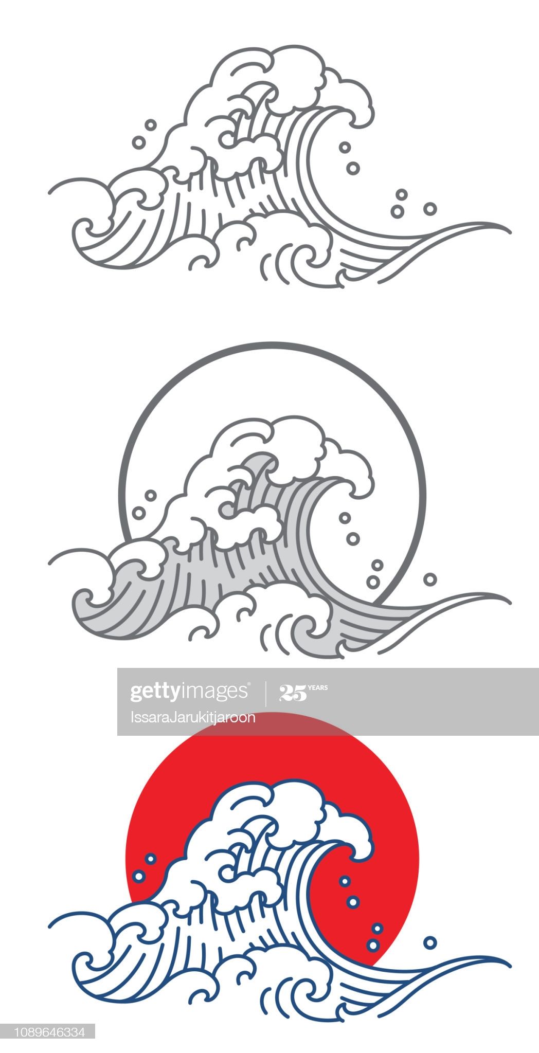 wave tattoo ideas 0055