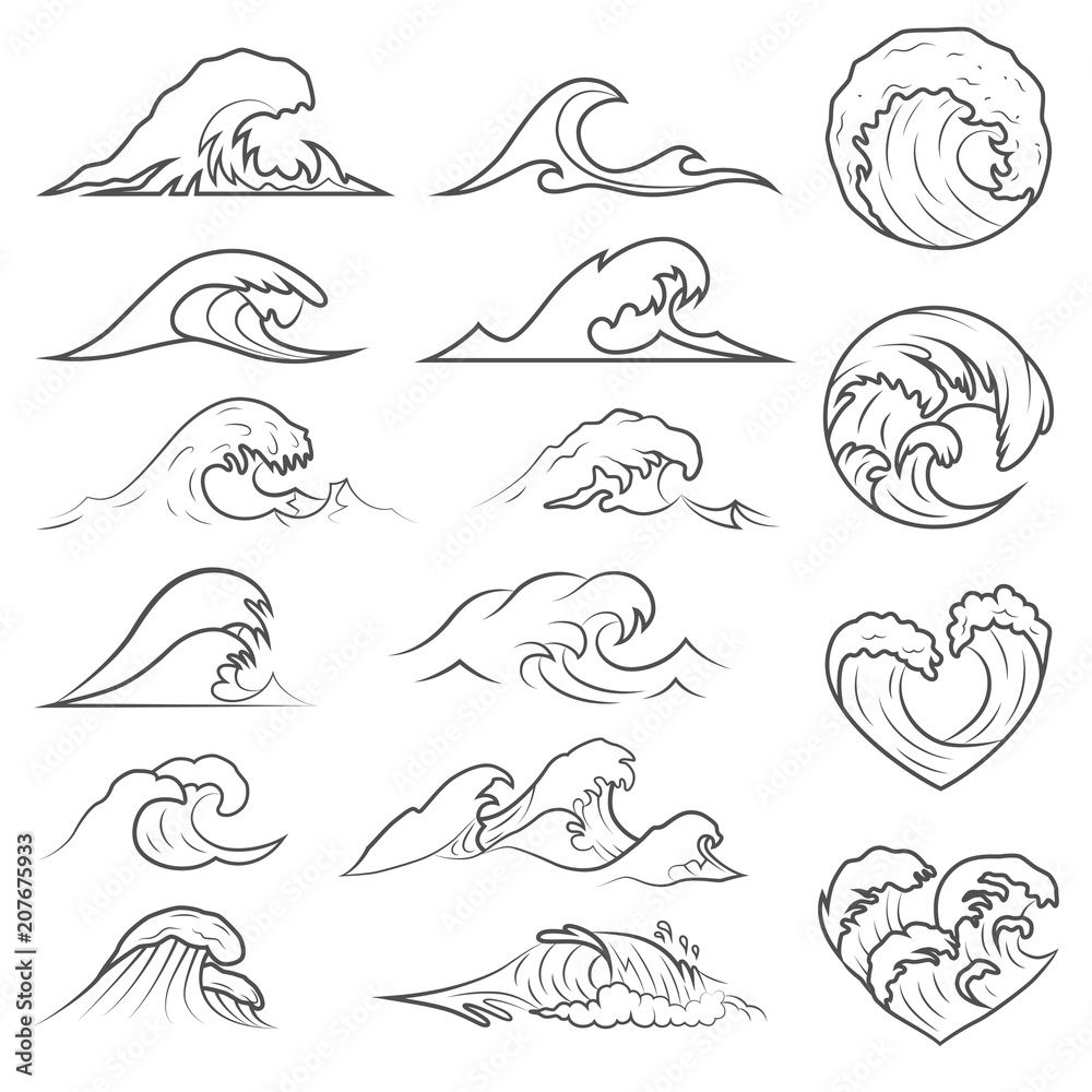 wave tattoo ideas 0089