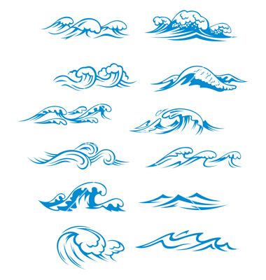 wave tattoo ideas 0099